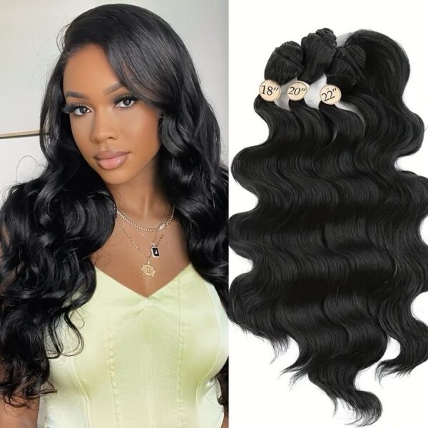 Synthetic Hair Bundles Extensions Good Quality