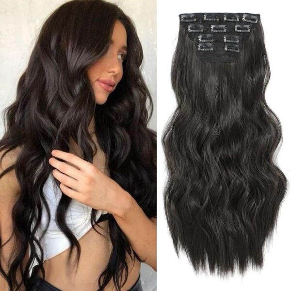 Synthetic Hair clips in Extensions Good Quality