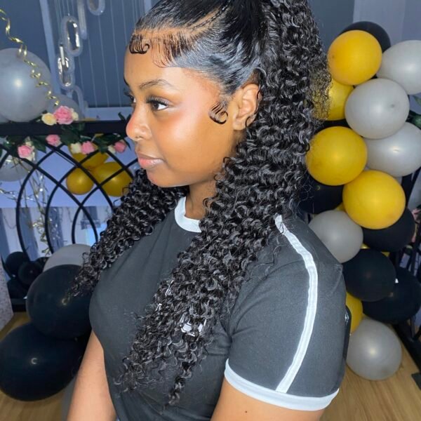 Hd Curly frontal 20” + Curly Bundles 20”